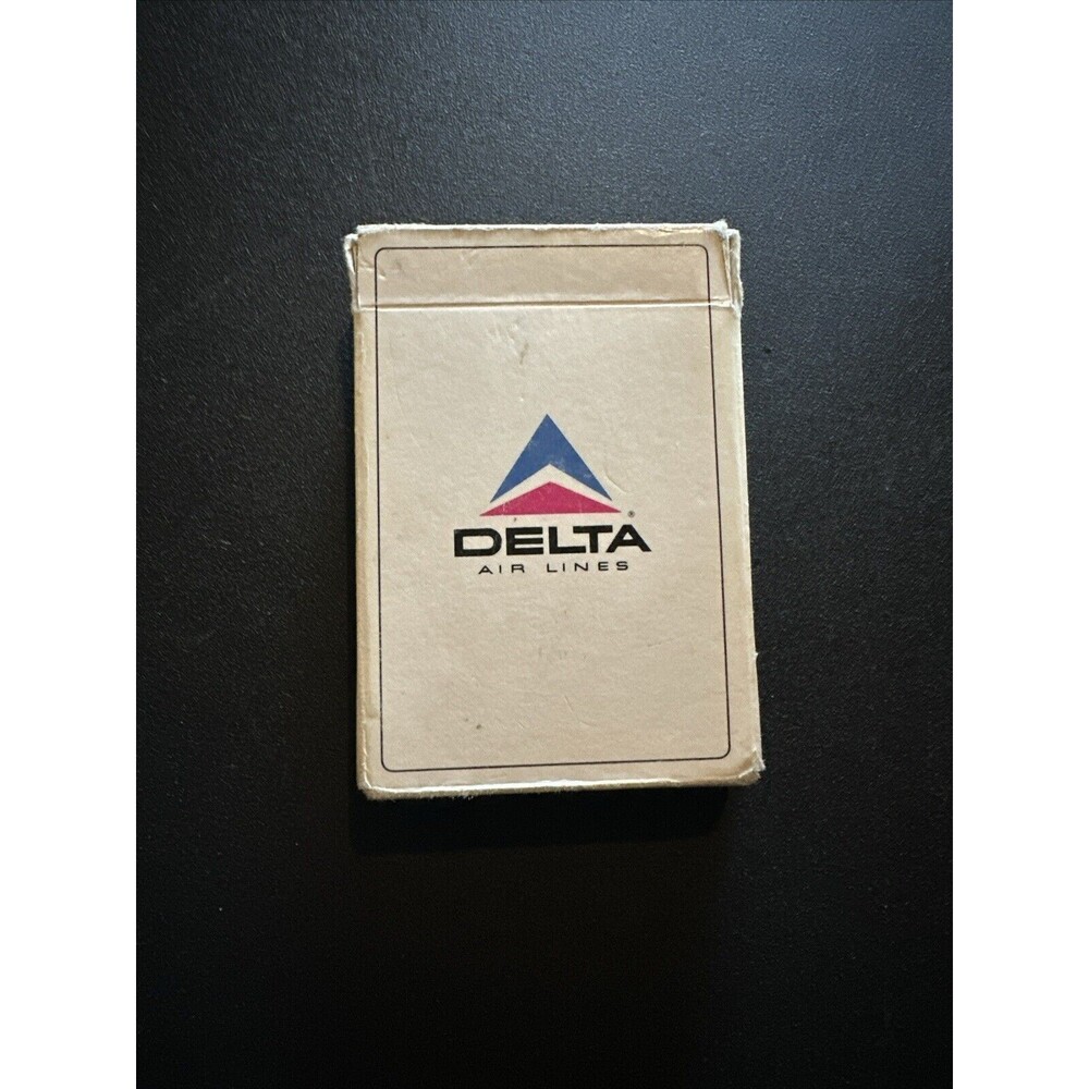 Vintage DELTA AIRLINES - Boston Massachusetts- Deck of Playing Cards